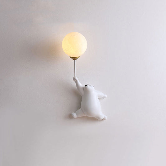 Bear Balloon Ceiling Light | 6.7 x 14.2 in | LED Kids Flush Mount | 3 Colors | Brick by Brick