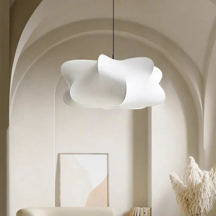 Wabi Sabi Pendant Lamp | 15.7 - 23.6 in | Japanese Silk Shade | Modern Minimalist | LED E27 Compatible | Brick by Brick