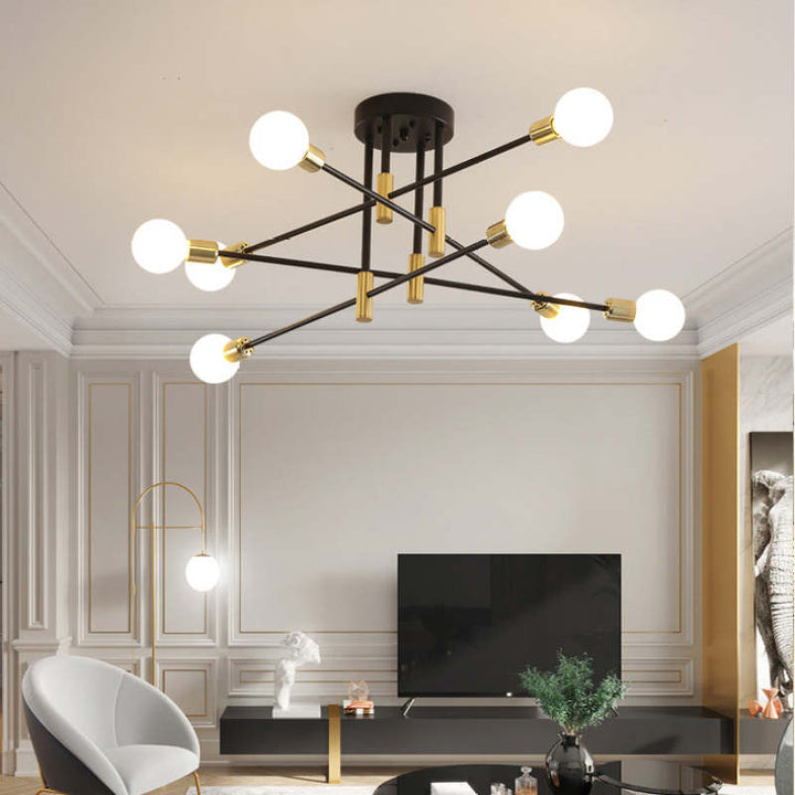 Modern Ceiling Light | Scandinavian Style | Multi-Light Fixture | Minimalist Metal Fixture | Brick by Brick
