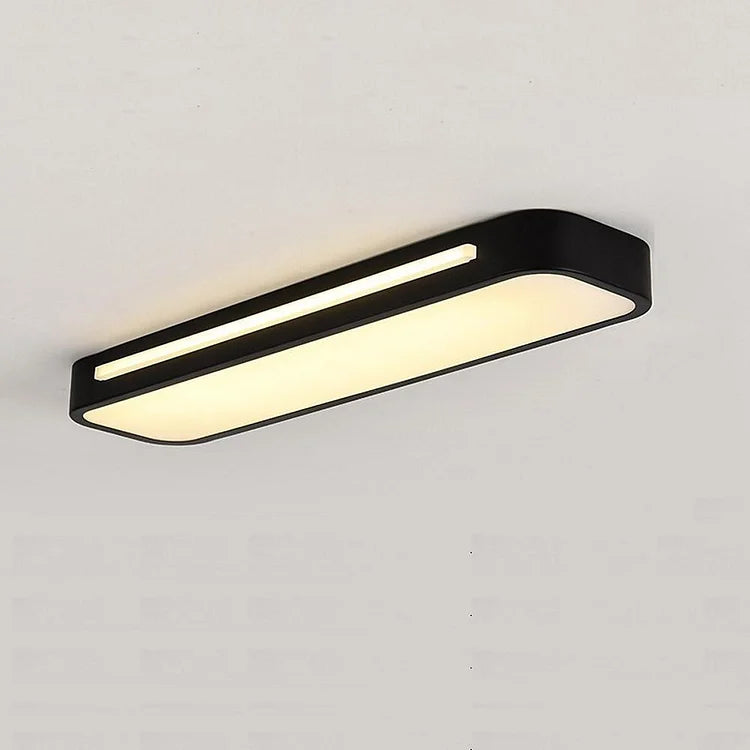 Modern Nordic LED Ceiling Light | 18.89–30.70 in | Minimalist Long Acrylic Fixture | Brick by Brick