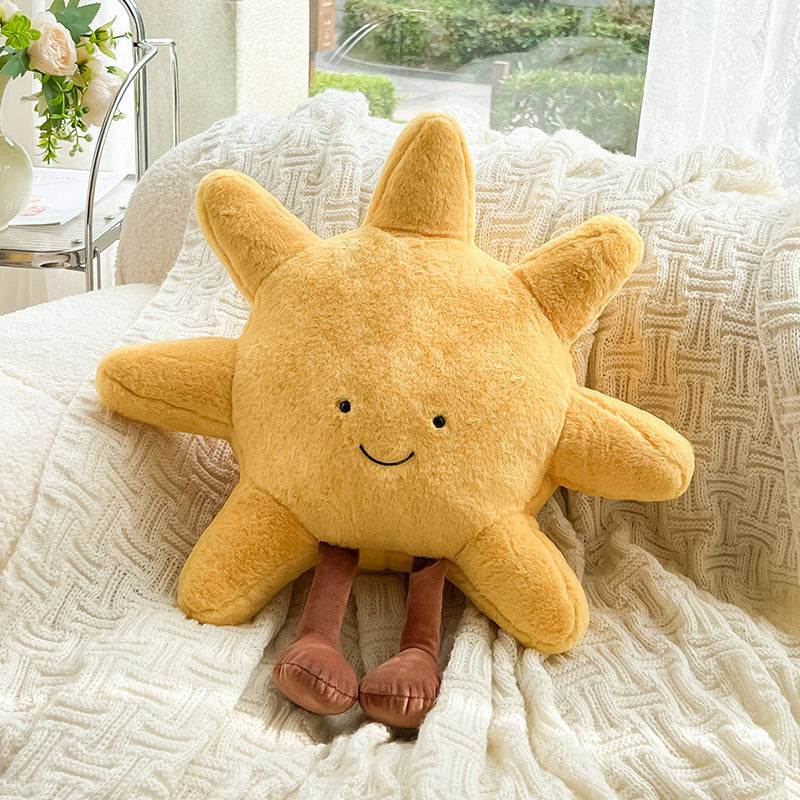 Celestial Throw Pillow | 12.99-18.90 in | Sun and Moon Pattern | Soft Cotton Polyester | Decorative Cushion | Brick By Brick