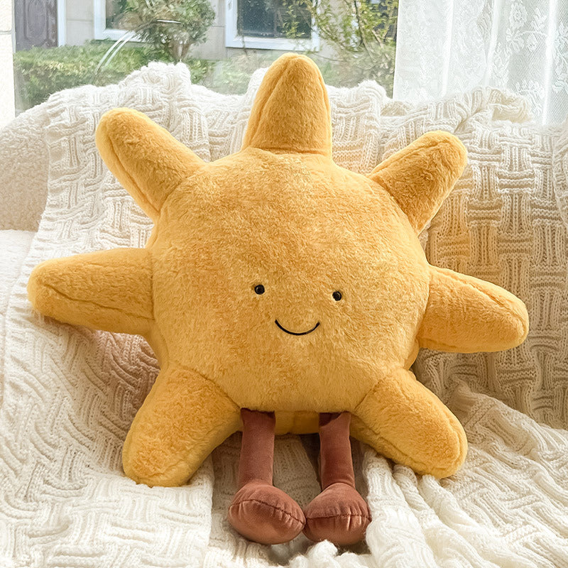 Celestial Throw Pillow | 12.99-18.90 in | Sun and Moon Pattern | Soft Cotton Polyester | Decorative Cushion | Brick By Brick