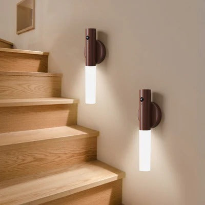 Minimalist Wall Lamp | Motion Sensor | LED Slim Acrylic Body | 7in | Brick by Brick