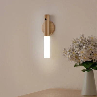 Minimalist Wall Lamp | Motion Sensor | LED Slim Acrylic Body | 7in | Brick by Brick