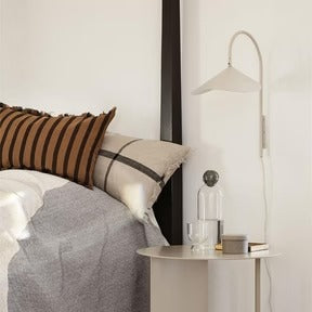 Modern Wall Light | Arum Lamp with Adjustable Petal | Shade Iron Frame | 19in | Brick by Brick