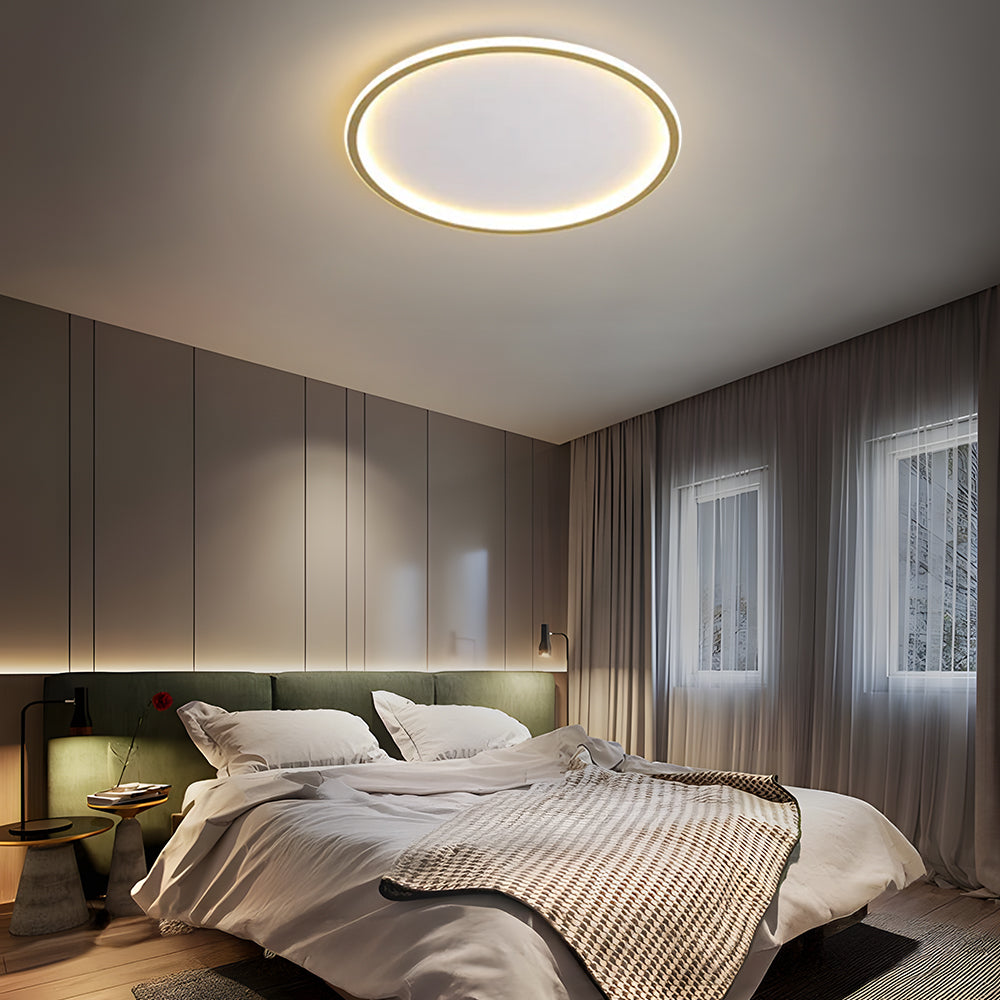 Modern Minimalist Disc Ceiling Light | Soft LED Glow | Contemporary Lighting | Elegant Interior Upgrade | Brick by Brick