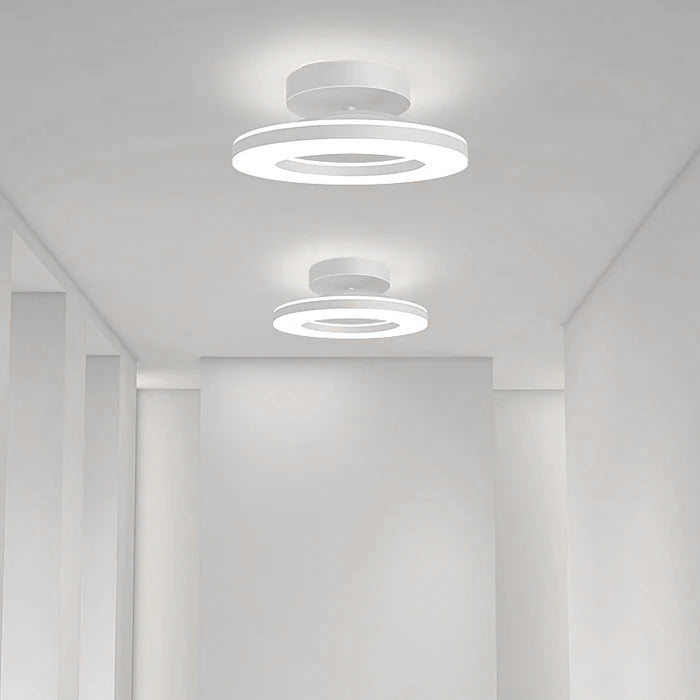 Modern Iron Hallway LED Ceiling Light | 7.87–19.68 in Diameter | Gold Finish Minimalist | Fixture | Brick by Brick