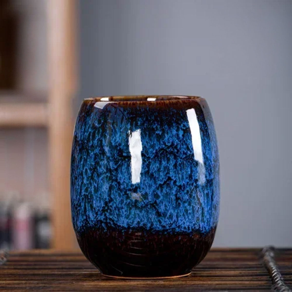 Marble Ceramic Coffee Mug | 10oz with Gold Handle | Elegant Swirl Design