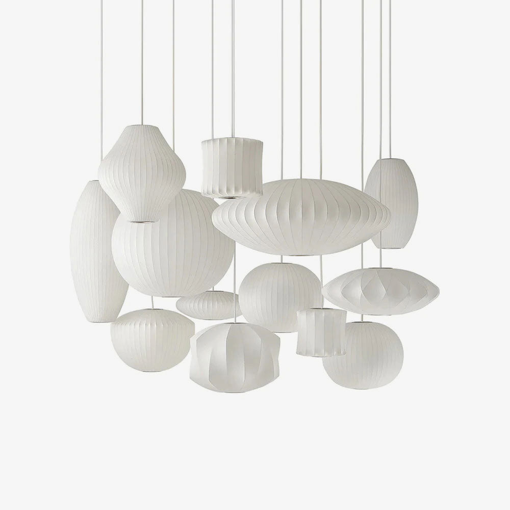 Scandinavian Pendant Light | Minimalist White Saucer Shade | Cozy Indoor Lighting | Brick by Brick