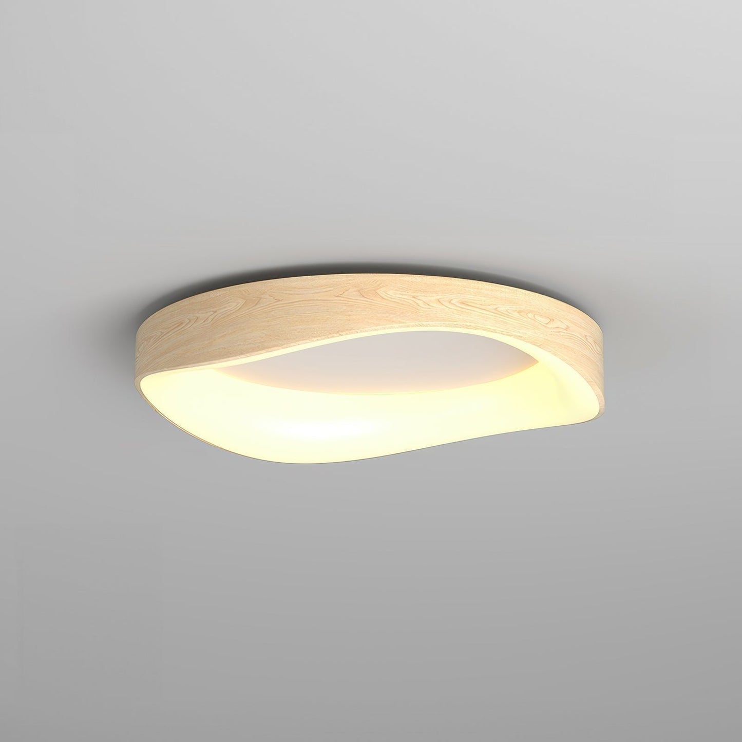 Wood Grain Ceiling Lamp | 15.7 - 23.6 in | Scandinavian Artistic | LED | Brick by Brick