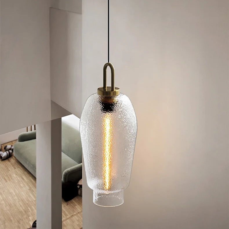 Modern Frosted Glass Pendant Light | Brass & Glass | Elegant Ambient Lighting | Brick by Brick