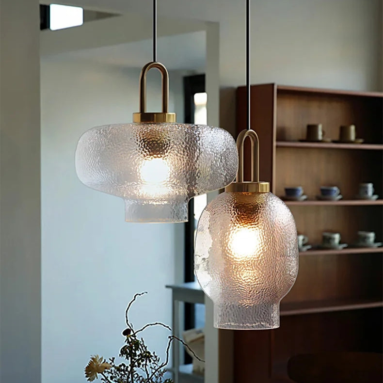 Modern Frosted Glass Pendant Light | Brass & Glass | Elegant Ambient Lighting | Brick by Brick