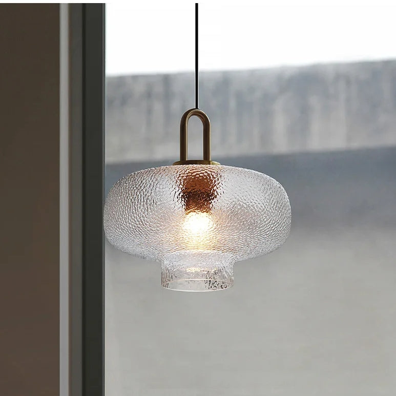 Modern Frosted Glass Pendant Light | Brass & Glass | Elegant Ambient Lighting | Brick by Brick