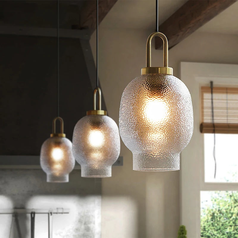 Modern Frosted Glass Pendant Light | Brass & Glass | Elegant Ambient Lighting | Brick by Brick