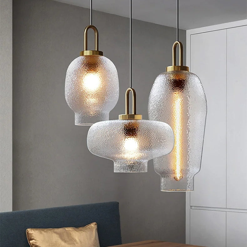 Modern Frosted Glass Pendant Light | Brass & Glass | Elegant Ambient Lighting | Brick by Brick