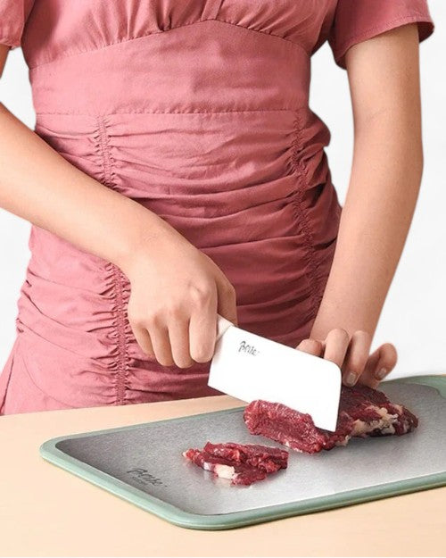 Double-Sided Cutting Board | Stainless Steel + Plastic | Durable, Hygienic Kitchen Board | Brick By Brick