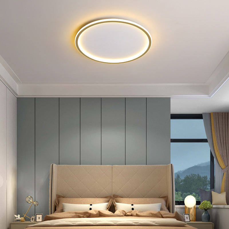 Ultra-Thin Modern Ceiling Light | Flush Mount LED for Low Ceilings | Round & Dimmable
