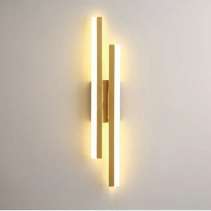 Acrylic LED Wall Light | Living Room | Metal-Acrylic | 18.9" Fixture | Brick by Brick