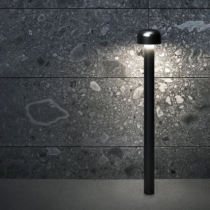 Mushroom LED Garden Path Light | 15″ or 33.5″ | Orr Metal Outdoor Fixture | Black or Silver | Brick by Brick