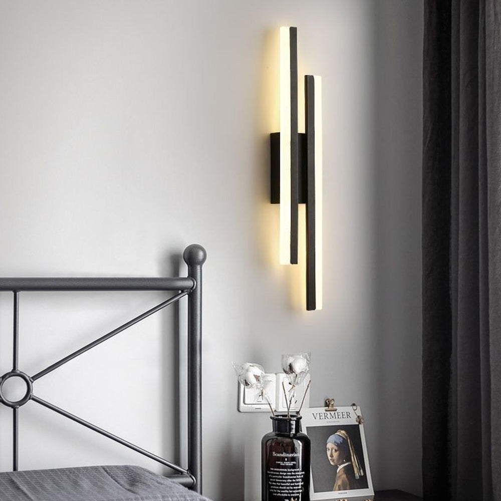 Acrylic LED Wall Light | Living Room | Metal-Acrylic | 18.9" Fixture | Brick by Brick