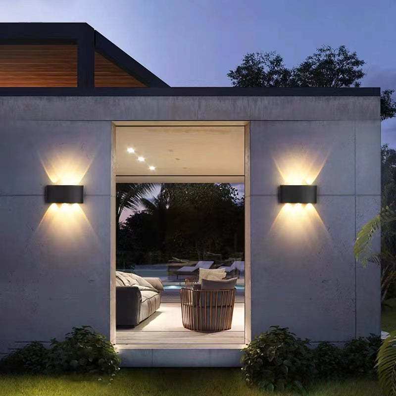 Waterproof RGB LED Wall Light | 3.15 x 3-12.4 in | Aluminum Outdoor & Indoor | Energy-Efficient | Brick by Brick