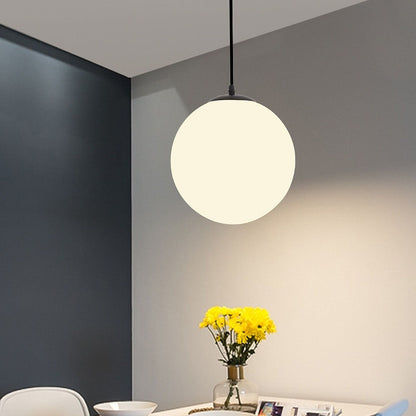 Glass Pendant Light |E27/E26 | Minimalist Single Head Design | Modern Indoor Lighting | Brick by Brick