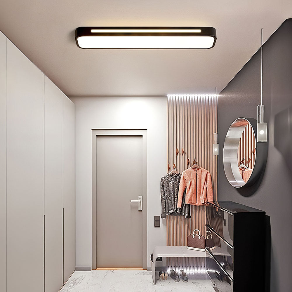 Modern Nordic LED Ceiling Light | 18.89–30.70 in | Minimalist Long Acrylic Fixture | Brick by Brick