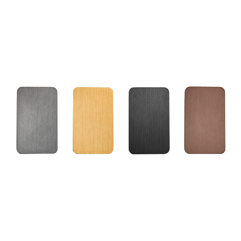 Modern Square Wall Sconce | 7.9 in × 2.4 in | LED Metal & Acrylic Indoor Lamp | Bedroom & Living Room | Brick by Brick