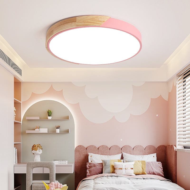 Colorful LED Round Ceiling Light | Modern Acrylic Fixture | Vibrant Decorative Lighting | Brick by Brick