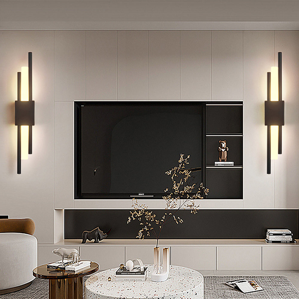 Stylish Wall Light | 19.7″ | Iron Acrylic | LED Sconce |  3‑Colour Switch | Brick by Brick