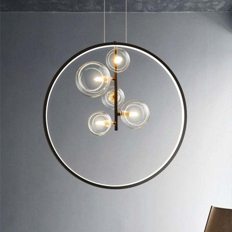 Valentina Glass Bubbles LED Pendant Light | Dia 11 - 19.7 in | Modern Design | Adjustable Cord | Brick by Brick
