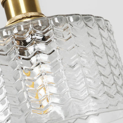 Cylinder Glass Pendant Light | Vintage Elegance | Adjustable Height 59" | Warm Glow for Modern Homes | Brick by Brick
