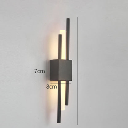 Stylish Wall Light | 19.7″ | Iron Acrylic | LED Sconce |  3‑Colour Switch | Brick by Brick