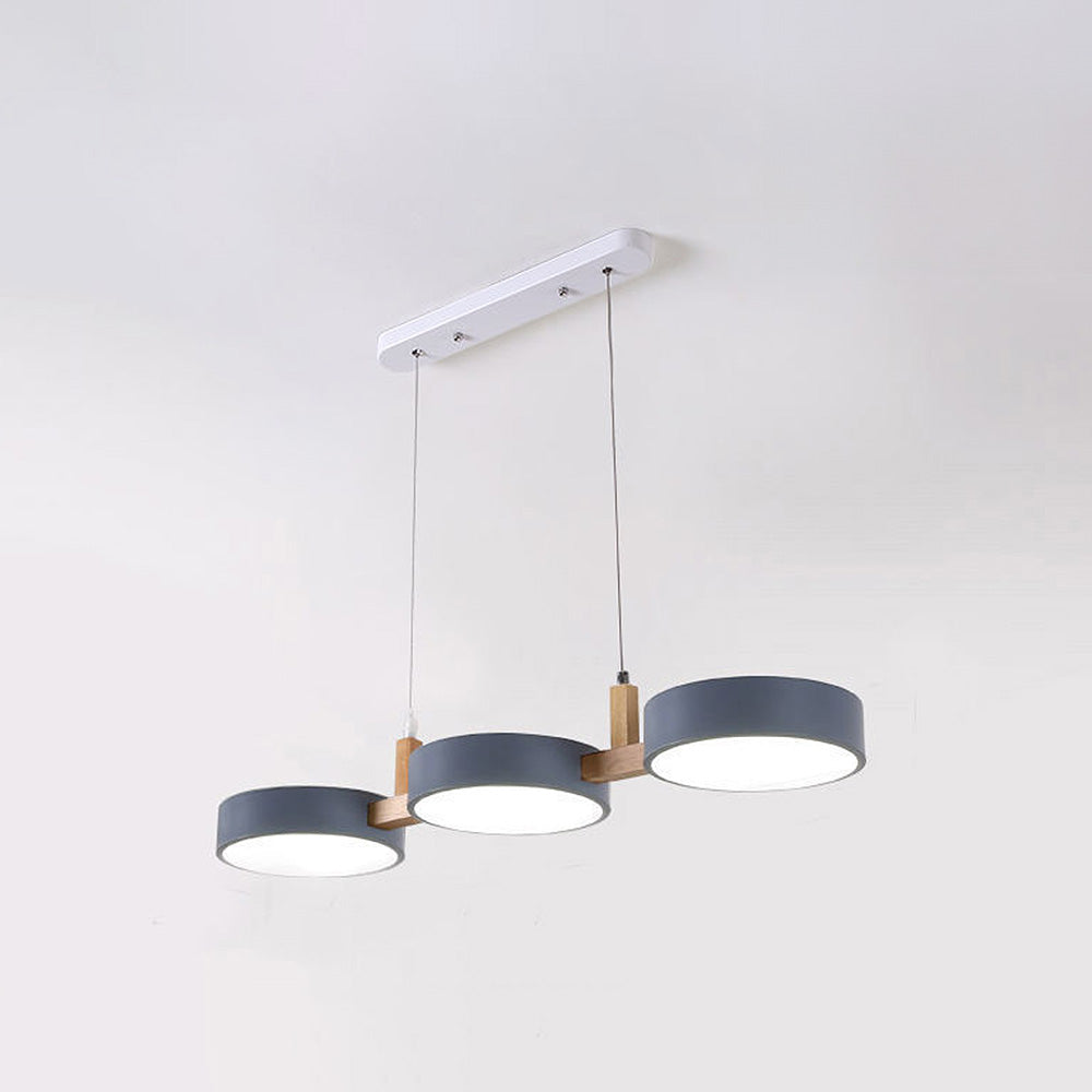 Contemporary Metal Cylinder Pendant Light | 30.3×7.87 in | Nordic Multi-Light Fixture | Brick by Brick