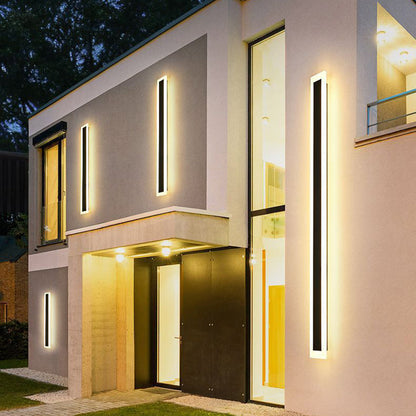 LED Outdoor Wall Lights | 11.8–47.2 x 3.1 in | Waterproof IP65 Modern Acrylic Lighting | Brick by Brick