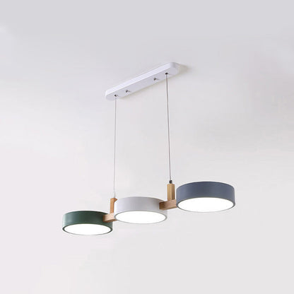Contemporary Metal Cylinder Pendant Light | 30.3×7.87 in | Nordic Multi-Light Fixture | Brick by Brick