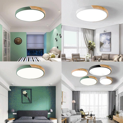 Colorful LED Round Ceiling Light | Modern Acrylic Fixture | Vibrant Decorative Lighting | Brick by Brick