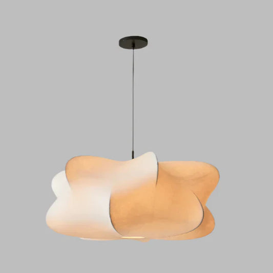 Wabi Sabi Pendant Lamp | 15.7 - 23.6 in | Japanese Silk Shade | Modern Minimalist | LED E27 Compatible | Brick by Brick