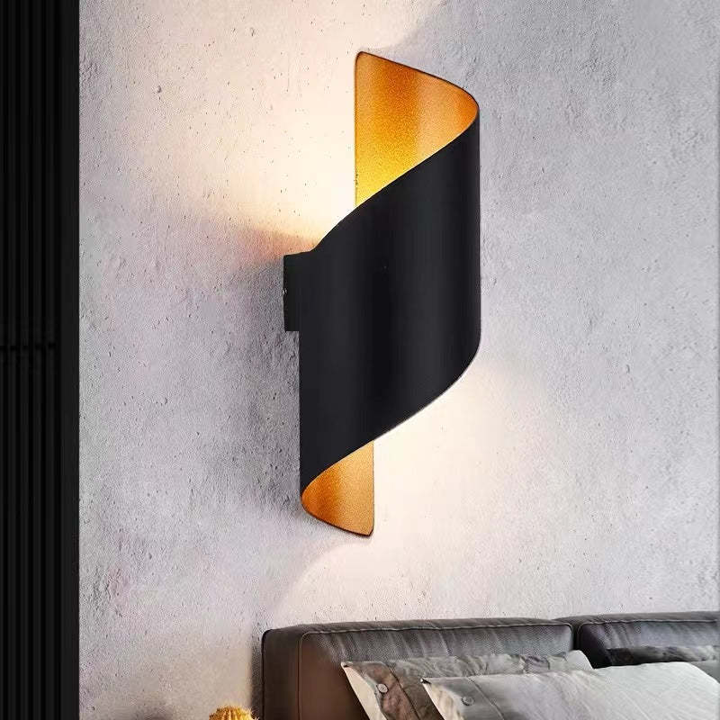Conch-Shape Outdoor Wall Lamp | Small 9 x 3.1 in or Large 11 x 3.9 in | Orr Modern | Metal / Acrylic | Brick by Brick