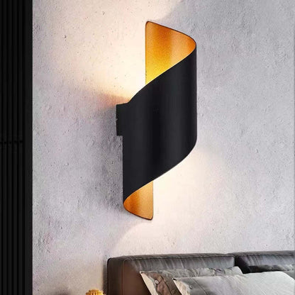 Conch-Shape Outdoor Wall Lamp | Small 9 x 3.1 in or Large 11 x 3.9 in | Orr Modern | Metal / Acrylic | Brick by Brick