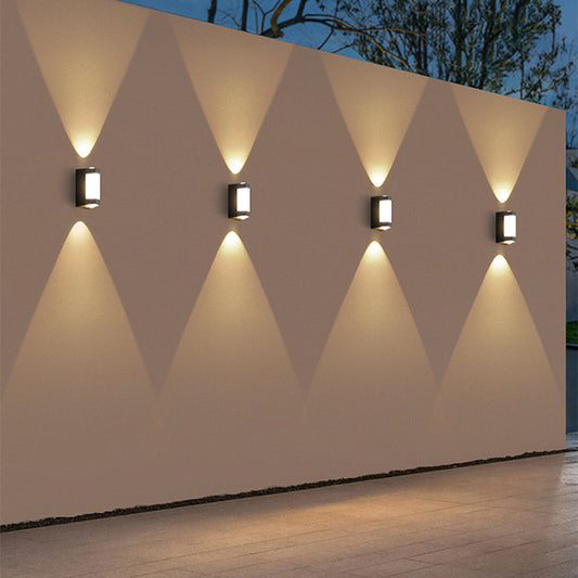 Orr Nordic Up-Down Outdoor Wall Lamp | 3.9″ × 1.97″ | Black or White | IP65 LED | Dual Direction | Brick by Brick