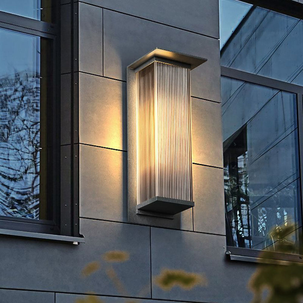 Outdoor LED Wall Light | 7.1"/14.2"/19.7" | Black Metal & Acrylic | IP54 Waterproof | Modern Design | Brick by Brick