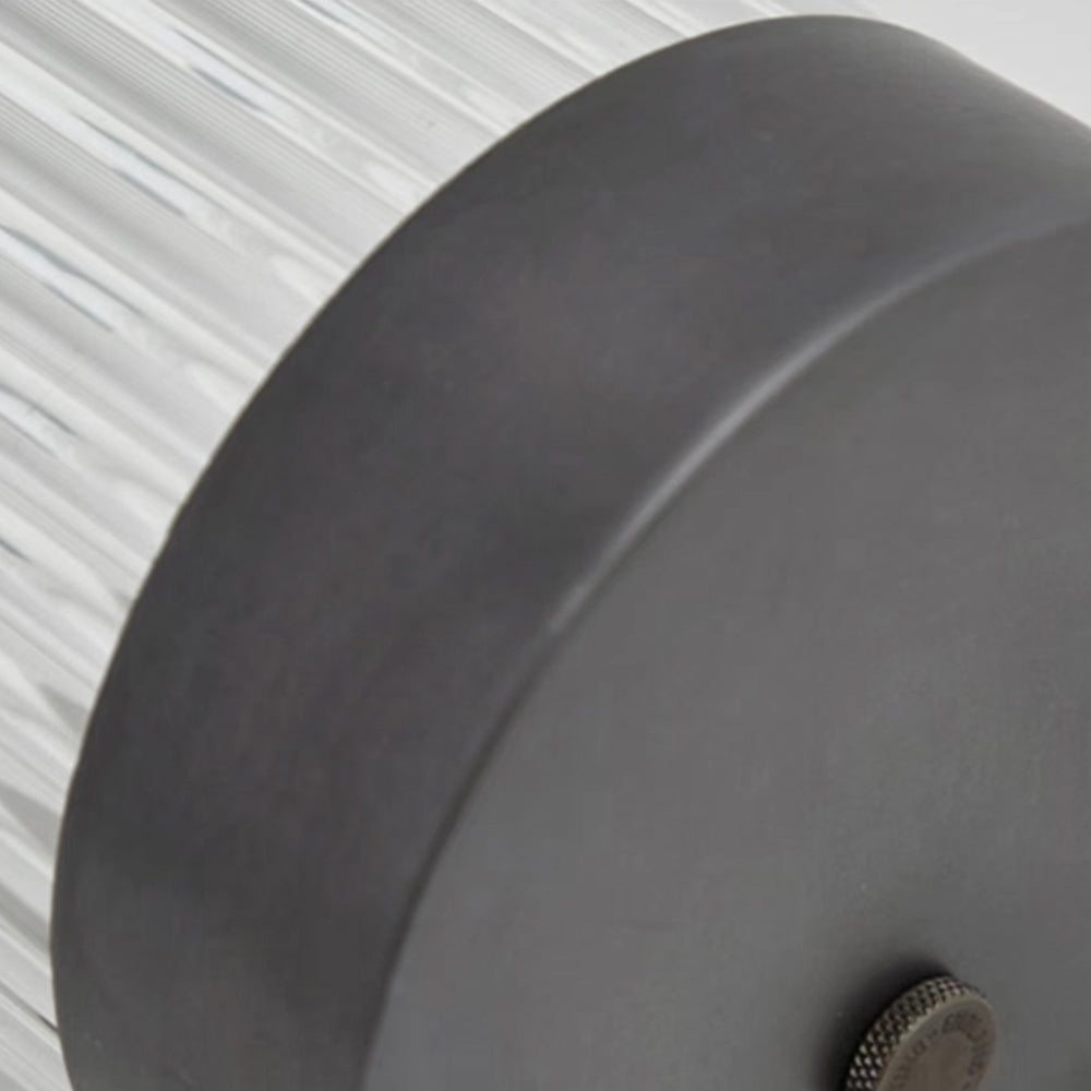 Outdoor Wall Light | Dia 5.1 x H 11.8-31.5 in | Semi-Cylindrical Black | Weatherproof | Modern Design | Brick by Brick