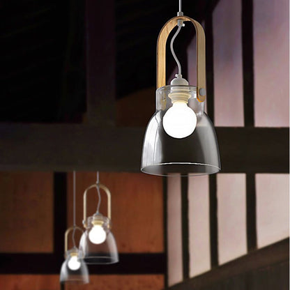 Pendant Light | 6.3 - 9.1 in | Minimalist Glass Ceiling Lamp | Adjustable Height | 3 Sizes Available | Brick by Brick