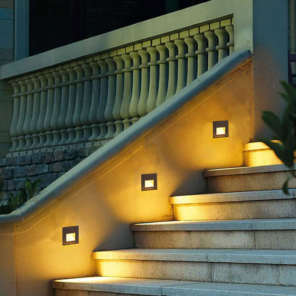 Orr Outdoor Deck Step Light | 2.4 - 8.3 in | Waterproof LED Pathway Light | Garden & Stair Safety | Brick by Brick