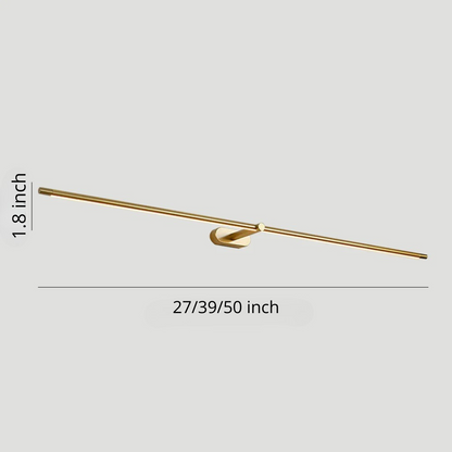 Minimalist LED Wall Light | Modern Slim Design Aluminum Iron | 26.8"–50.4" | Energy Efficient | Brick by Brick