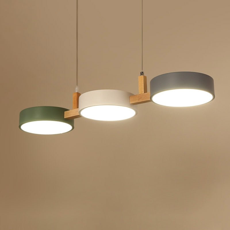 Contemporary Metal Cylinder Pendant Light | 30.3×7.87 in | Nordic Multi-Light Fixture | Brick by Brick