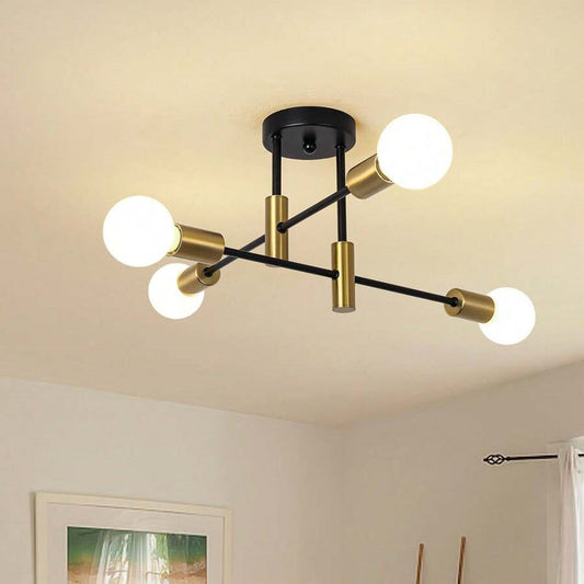 Modern Ceiling Light | Scandinavian Style | Multi-Light Fixture | Minimalist Metal Fixture | Brick by Brick