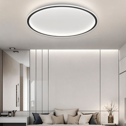 Ultra-Thin Modern Ceiling Light | Flush Mount LED for Low Ceilings | Round & Dimmable