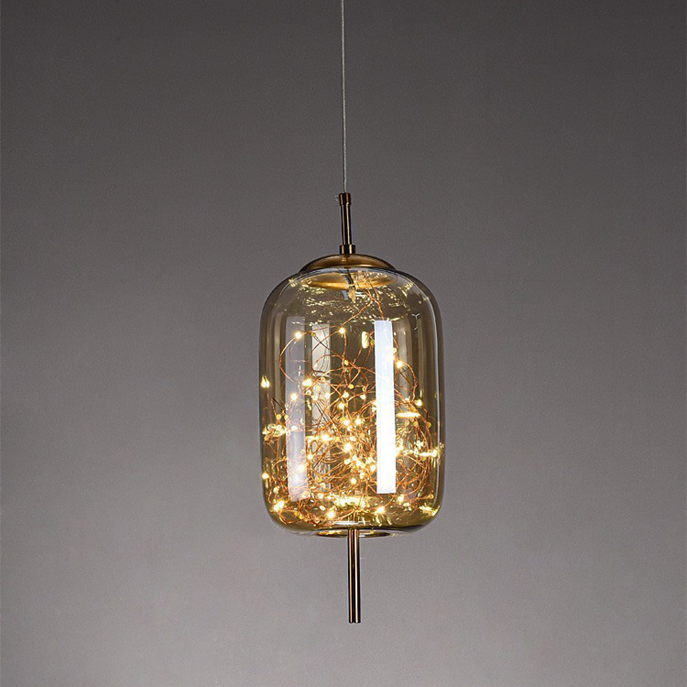 Nordic Pendant Light | Luxury LED Lighting | Modern Glass Pendant | Energy-Efficient Home Décor | Brick by Brick